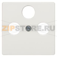 DELTA I-SYSTEM ТИТАНОВО-БЕЛЫЙ КРЫШКА РОЗЕТКИ ДЛЯ RF/TV/SAT 55X55MM 2/3 ОТВЕРСТИЯ Siemens 5TG2548-2