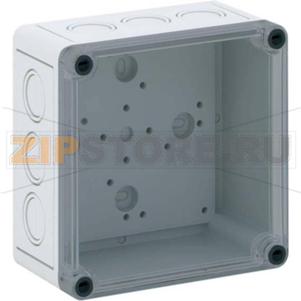 Корпус 130x130x75 мм, материал: поликарбонат, полистирол, серый Spelsberg TK PS 1313-7-tm 