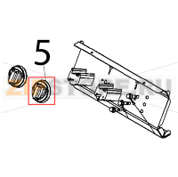 Electric control knob Angelo Po 091CP1E