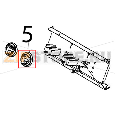 Electric control knob Angelo Po 091CP1E Electric control knob Angelo Po 091CP1EЗапчасть на деталировке под номером: 5