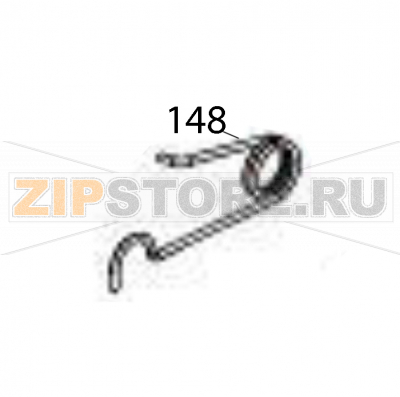 Spring (feed roller) L Sato SG112-ex Spring (feed roller) L Sato SG112-exЗапчасть на деталировке под номером: 148Название запчасти на английском языке: Spring (feed roller) L Sato SG112-ex.