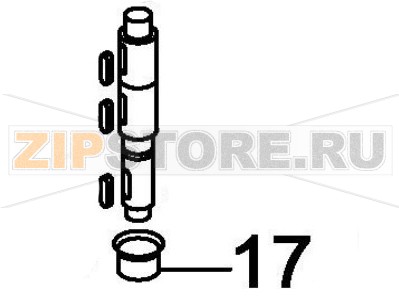 Втулка осевого вала Fimar IP/10F Втулка осевого вала для планетарного миксера Fimar IP/10FЗапчасть на деталировке под номером: 17Количество запчастей в комплекте: 1Оригинальное название запчасти Fimar: Bush