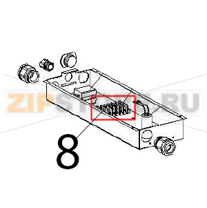 Terminal board Angelo Po DA51 Terminal board Angelo Po DA51Запчасть на деталировке под номером: 8