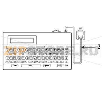 Клавиатура KP-200 Plus TSC TTP-346M Pro  Клавиатура KP-200 Plus TSC TTP-346M ProЗапчасть на сборочном чертеже под номером: 2Количество запчастей в комплекте: 1Название запчасти TSC на английском языке: KP-200 Plus, stand-alone keyboard unit
