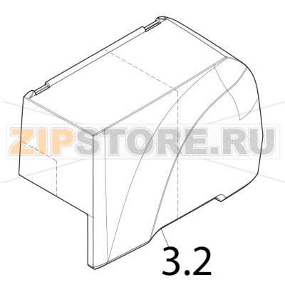 Cover CAB EOS5 Cover CAB EOS5Запчасть на деталировке под номером: 3.2