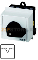 Переключатель, контакты: 6, 20 A, панель: HAND-AUTO, 90°, с фиксацией Eaton T0-3-15453/IVS