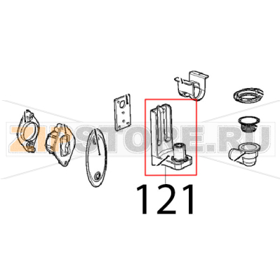CT BT Door lower bracket Unox XVC 205E CT BT Door lower bracket Unox XVC 205EЗапчасть на деталировке под номером: 121