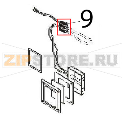 Terminal Angelo Po FM1011E2 Terminal Angelo Po FM1011E2Запчасть на деталировке под номером: 9