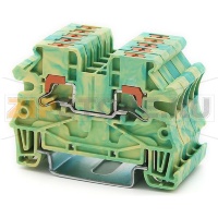 Клемма заземляющая Push-in, желто-зеленая CHIKU RPI 2,5-PE