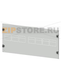 SIVACON S4 Masking frame SENTRON 3VA 3VA10 (up to 100 A) 3-pole Upright mounting position 8US setup Number of switches 7 Height 350 mm Width 800 mm Siemens 8PQ2035-8BA20