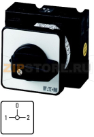 Переключатель, контакты: 2, 32 A, 1-0-2, 90°, с фиксацией Eaton T3-1-15501/E