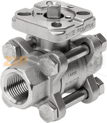 Кран шаровой Festo VZBA-3/8&quot;-GG-63-T-22-F0304-V4V4T 