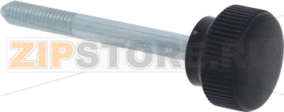 KNOB BLACK ø 25 mm PITCH M6 