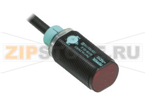 Рефлекторный датчик Retroreflective sensor GLV18-55-G/25/102/115 Pepperl+Fuchs Описание оборудованияRetroreflective sensor for glass detection, M18 threaded housing design, plastic housing, front optical face, 2.5&nbspm detection range, red light, light on, DC version, NPN output, fixed cable