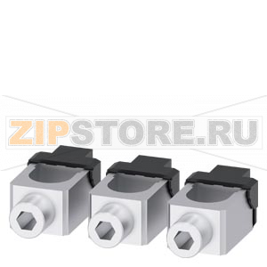 wire connector 3 units accessory for: 3VA6 150/250 Siemens 3VA9243-0JB12 