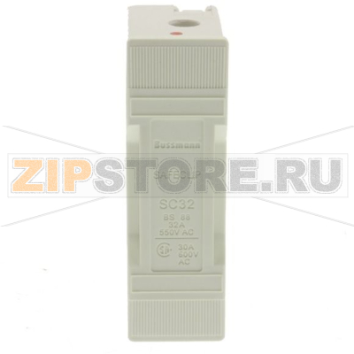 Держатель предохранителя, 32 A, AC 550 В, BS88/F1 Eaton SAFECLIP 32A FRONT/BACK STUD CONNECTED 