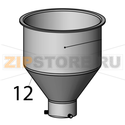 Бункер дозатора Sikom ПРФ-11/900 Бункер дозатора Sikom ПРФ-11/900Запчасть на деталировке под номером: 12