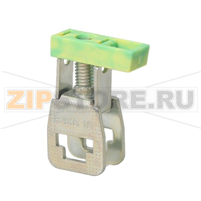 Клемма соединительная L/N/PE, желто-зеленая CHIKU RAKG 16 YG 