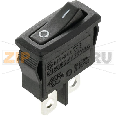 Переключатель клавишный 250 В/AC, 4 А, 1 x выкл/вкл TRU Components TC-R13-243A-02 