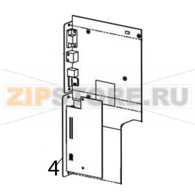 GPIO Interface assembly TSC MH240 GPIO Interface assembly TSC MH240Запчасть на деталировке под номером: 4Название запчасти TSC на английском языке: GPIO Interface assembly MH240.