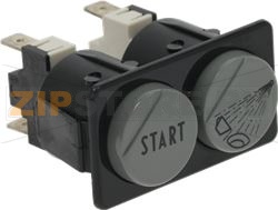 ПЕНЕЛЬ С ПУСКОВОЙ КНОПКОЙ ОПОЛАСКИВАТЕЛЯ 