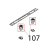 BI-Component foot H100 Unox XB 895