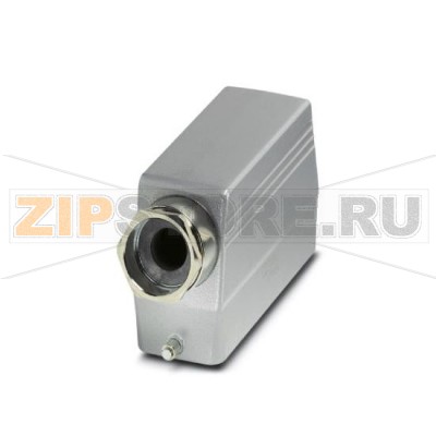 Корпус с кабельным сальником Phoenix Contact HC-B 24-TFL-76/M1PG29S крепление производится одной защелкой, высота 76 мм, с резьбовым соединением, 1x Pg29, подключение кабеля сбоку.Минимальный заказ: 10 шт.Упаковка: 10 шт.