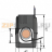 Split-core current transformer; Primary rated current: 500 A; Secondary rated current: 1 A; Rated power: 0.5 VA; Accuracy class: 1 Wago 855-5001/500-000 - Split-core current transformer; Primary rated current: 500 A; Secondary rated current: 1 A; Rated power: 0.5 VA; Accuracy class: 1 Wago 855-5001/500-000