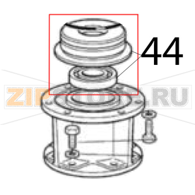 Supporto, cuscinetto Scotsman MF 46 WS Supporto, cuscinetto Scotsman MF 46 WSЗапчасть на деталировке под номером: 44