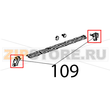 Angolo guarnizione Unox XL 413 Angolo guarnizione Unox XL 413Запчасть на деталировке под номером: 109