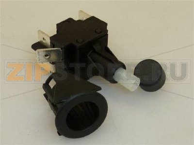 PULSANTE DEVIATORE BIPOLARE NERO 