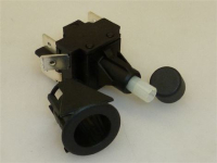 PULSANTE DEVIATORE BIPOLARE NERO