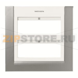 Панель лицевая для бокса поста централизации открытого/скрытого монтажа на 12 модулей, серебристая ABB 2CLA127200T1201 