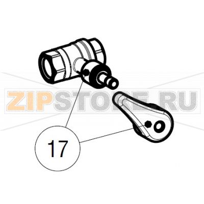 Water cock outlet Tecnoinox CP70E7 Water cock outlet Tecnoinox CP70E7Запчасть на деталировке под номером: 17Название запчасти Tecnoinox на английском языке: Water cock outlet Tecnoinox CP70E7