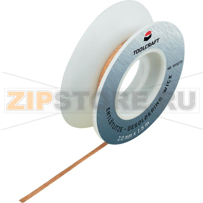 Оплетка для удаления припоя 1500х1.5 мм Toolcraft ZD-180 