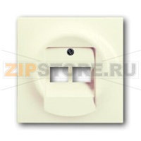 Накладка для двухпостовой розетки с полем для надписи ABB 2CKA001753A0083