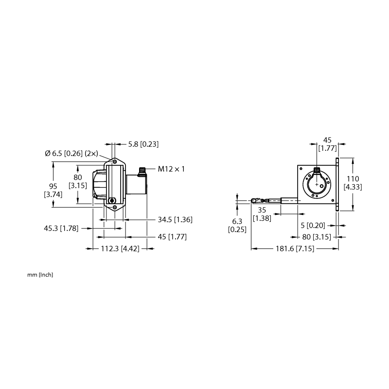 Энкодер тросиковый Turck DWE-3000-110-195-IOL32B-H1141 