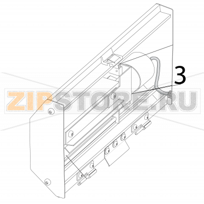 Cutter mechanism Intermec PX4i Cutter mechanism Intermec PX4iЗапчасть на деталировке под номером: 3Название запчасти на английском языке: Cutter mechanism Intermec PX4i.