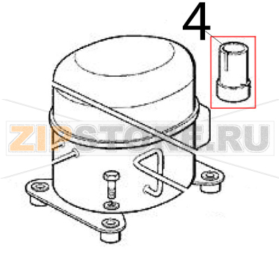 Capacita&#039; 35 MFD, 450 V Scotsman MV 600 Capacita' 35 MFD, 450 V Scotsman MV 600Запчасть на деталировке под номером: 4