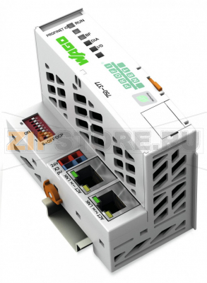 Каплер полевой шины PROFINET IO; 3-е поколение; ECO расширенный; светло-серые Wago 750-377 