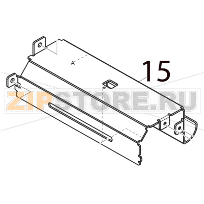 Pinch roller cover Toshiba TEC B-SX5T-TS22-QM-R Pinch roller cover Toshiba TEC B-SX5T-TS22-QM-RЗапчасть на деталировке под номером: 15