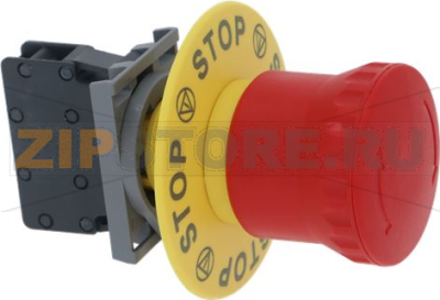 PULSANTE ROSSO STOP CON BLOCCO ø 40 mm 