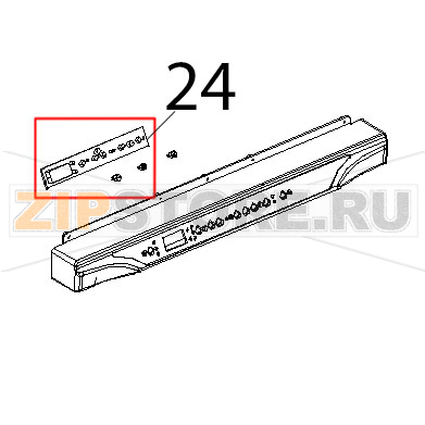 Scheda controllo L.M. classic Unox XF 130 Scheda controllo L.M. classic Unox XF 130Запчасть на деталировке под номером: 24