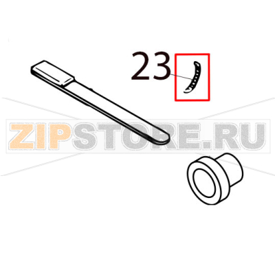 Cable band PLT1M Toshiba TEC B-SX5T-TS22-QM-R Cable band PLT1M Toshiba TEC B-SX5T-TS22-QM-RЗапчасть на деталировке под номером: 23