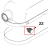Thumb Screw Black KitchenAid 5KSM7580XEER