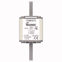 Предохранитель, 630 A, AC 690 В, 200 кА, DIN 1, 45x58x104 мм, aR, DIN, IEC Eaton FUSE 630A 690V