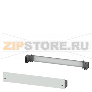 SIVACON, Base, for cabinets with front door H: 100 mm, W: 1000 mm, RAL 7035, 4 feet and 2 masking frames Siemens 8MF1000-2CS 