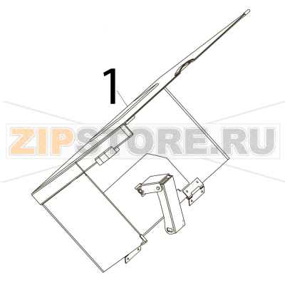 Top cover ass&#039;y, gray Toshiba TEC B-SX5T-TS12/22-QP Top cover ass'y, gray Toshiba TEC B-SX5T-TS12/22-QPЗапчасть на деталировке под номером: 1