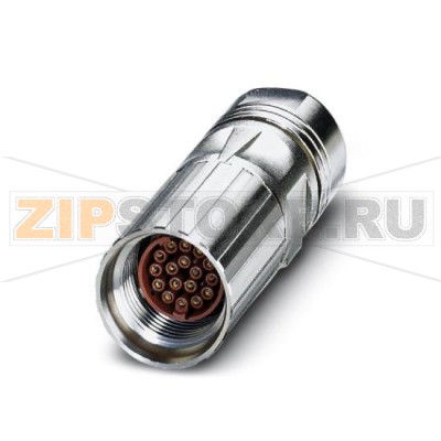 Кабельный соединитель Phoenix Contact ST-17S1N8A8003S прямой, Крепление SPEEDCON, M17, Полюсов: 17, Тип контактов: Розетка, Обжим, экранирован.: есть, Диаметр кабеля: 5 мм.8 мм.Минимальный заказ: 30 шт.Упаковка: 30 шт.