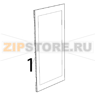 Vetro esterno ser. 757x1467x5 Unox XBC 1005E Vetro esterno ser. 757x1467x5 Unox XBC 1005EЗапчасть на деталировке под номером: 1